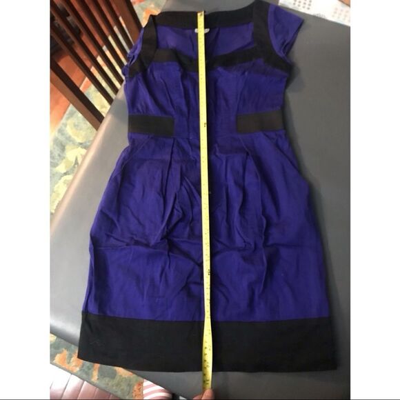 Small Black and Blue Dress with POCKETS! - Picture 7 of 8
